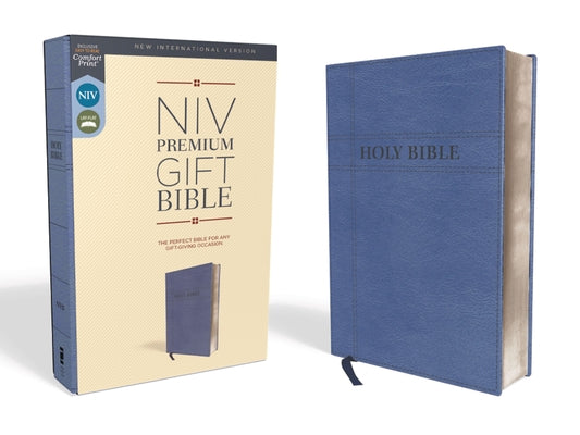 Cover Image for Niv, Premium Gift Bible, Leathersoft, Navy, Red Letter Edition, Comfort Print -- Zondervan, Imitation Leather