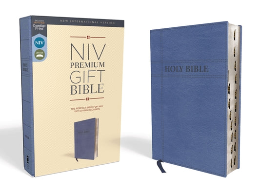 Cover Image for Niv, Premium Gift Bible, Leathersoft, Navy, Red Letter Edition, Indexed, Comfort Print -- Zondervan, Imitation Leather