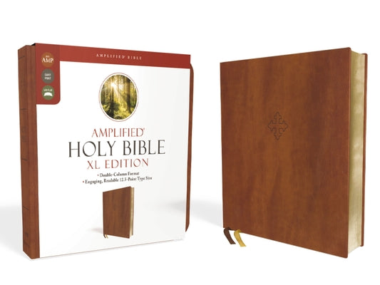 Cover Image for Amplified Holy Bible, XL Edition, Leathersoft, Brown -- Zondervan, Imitation Leather