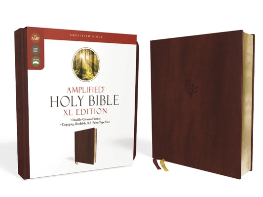 Cover Image for Amplified Holy Bible, XL Edition, Leathersoft, Burgundy -- Zondervan, Imitation Leather