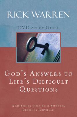 Cover Image for God's Answers to Life's Difficult Questions Bible Study Guide -- Rick Warren, Paperback