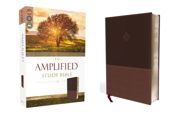 Cover Image for Amplified Study Bible, Imitation Leather, Brown -- Zondervan, Imitation Leather
