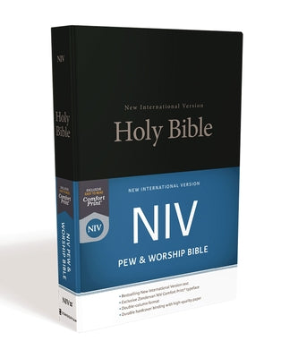 Cover Image for NIV, Pew and Worship Bible, Hardcover, Black -- Zondervan, Hardcover