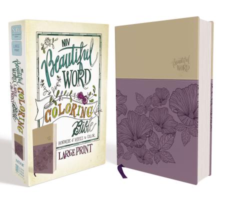 Cover Image for NIV, Beautiful Word Coloring Bible, Large Print, Imitation Leather, Purple/Tan -- Zondervan, Imitation Leather