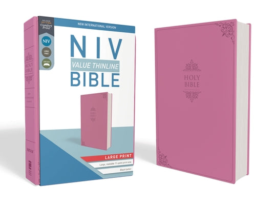 Cover Image for NIV, Value Thinline Bible, Large Print, Imitation Leather, Pink -- Zondervan, Imitation Leather