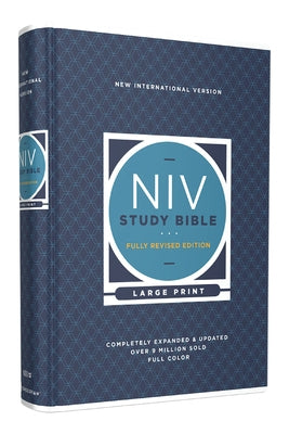 Cover Image for NIV Study Bible, Fully Revised Edition, Large Print, Hardcover, Red Letter, Comfort Print -- Kenneth L. Barker, Hardcover