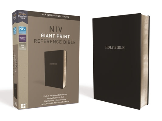 Cover Image for NIV, Reference Bible, Giant Print, Leather-Look, Black, Red Letter Edition, Comfort Print -- Zondervan, Imitation Leather
