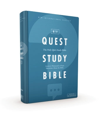 Cover Image for Niv, Quest Study Bible, Hardcover, Comfort Print: The Only Q and A Study Bible -- Christianity Today Intl, Hardcover