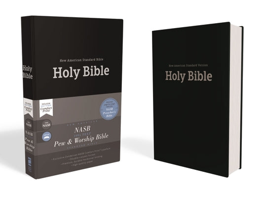 Cover Image for Nasb, Pew and Worship Bible, Hardcover, Black, 1995 Text, Comfort Print -- Zondervan, Hardcover