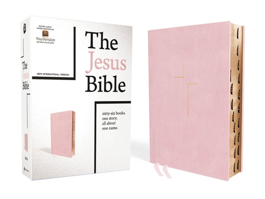 Cover Image for The Jesus Bible, NIV Edition, Leathersoft Over Board, Pink, Indexed, Comfort Print -- Passion Publishing, Hardcover