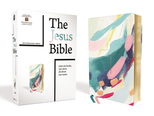 Cover Image for The Jesus Bible, NIV Edition, Leathersoft, Multi-Color/Teal, Comfort Print -- Passion Publishing, Imitation Leather