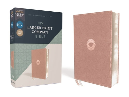 Cover Image for Niv, Larger Print Compact Bible, Leathersoft, Pink, Red Letter, Comfort Print -- Zondervan, Imitation Leather