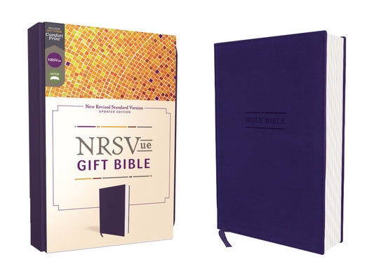 Cover Image for Nrsvue, Gift Bible, Leathersoft, Blue, Comfort Print -- Zondervan, Imitation Leather