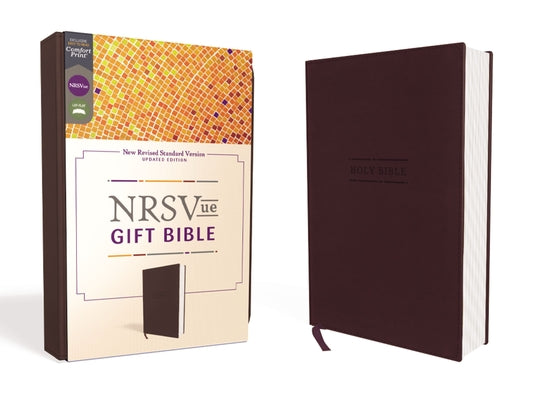 Cover Image for Nrsvue, Gift Bible, Leathersoft, Burgundy, Comfort Print -- Zondervan, Imitation Leather