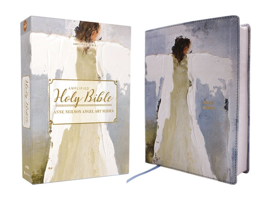 Cover Image for Amplified Holy Bible, Anne Neilson Angel Art Series, Leathersoft, Blue -- Anne Neilson, Imitation Leather