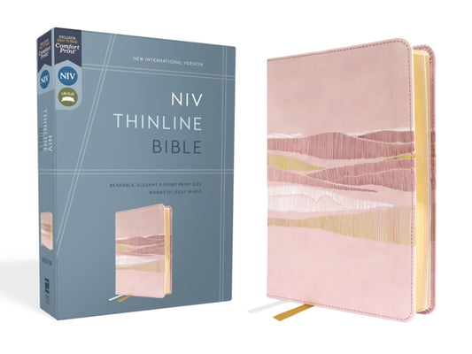 Cover Image for Niv, Thinline Bible, Leathersoft, Pink, Red Letter, Comfort Print -- Zondervan, Imitation Leather