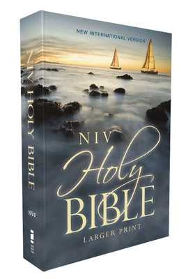 Cover Image for Niv, Holy Bible, Larger Print, Economy Edition, Paperback, Blue, Comfort Print -- Zondervan, Paperback