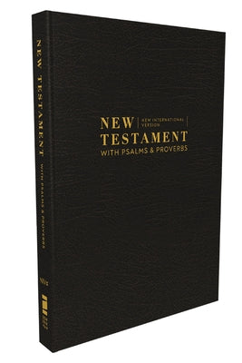 Cover Image for Niv, New Testament with Psalms and Proverbs, Pocket-Sized, Paperback, Black, Comfort Print -- Zondervan, Paperback