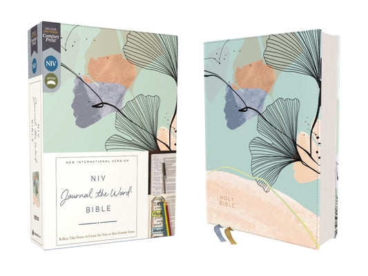 Cover Image for Niv, Journal the Word Bible (Perfect for Note-Taking), Leathersoft, Teal/Floral, Red Letter, Comfort Print: Reflect, Take Notes, or Create Art Next to -- Zondervan, Leather