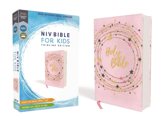 Cover Image for Niv, Bible for Kids, Flexcover, Pink/Gold, Red Letter, Comfort Print: Thinline Edition -- Zondervan, Paperback