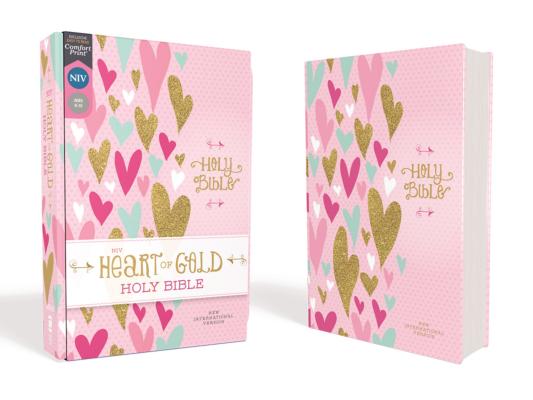 Cover Image for Niv, Heart of Gold Holy Bible, Hardcover, Red Letter Edition, Comfort Print -- Zondervan, Hardcover