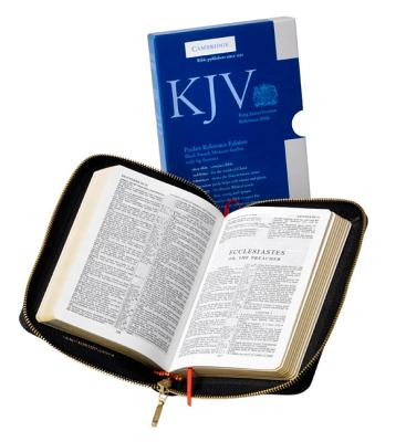 Pocket Reference Bible-KJV-Zipper -- Baker Publishing Group, Leather
