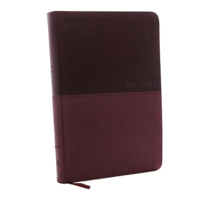 Cover Image for NKJV, Value Thinline Bible, Large Print, Imitation Leather, Burgundy, Red Letter Edition -- Thomas Nelson, Imitation Leather
