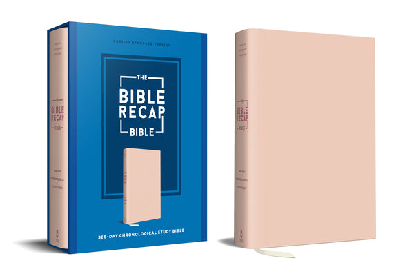 Cover Image for The Bible Recap 365-Day Chronological Study Bible: English Standard Version--Imitation Leather, Pink -- Tara-Leigh Cobble, Imitation Leather