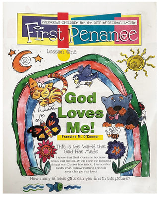 Cover Image for First Penance: Preparing Children for the Rite of Reconciliation -- Francine O'Connor, Loose Leaf