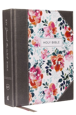 Cover Image for KJV, Journal the Word Bible, Cloth Over Board, Pink Floral, Red Letter Edition, Comfort Print: Reflect, Journal, or Create Art Next to Your Favorite V -- Thomas Nelson, Hardcover