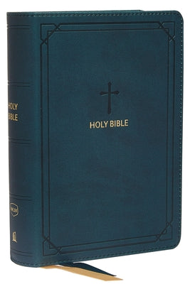 Cover Image for Nkjv, Reference Bible, Compact, Leathersoft, Teal, Red Letter Edition, Comfort Print: Holy Bible, New King James Version -- Thomas Nelson, Imitation Leather