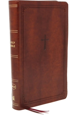 Cover Image for Nkjv, Reference Bible, Personal Size Large Print, Leathersoft, Brown, Red Letter Edition, Comfort Print: Holy Bible, New King James Version -- Thomas Nelson, Imitation Leather