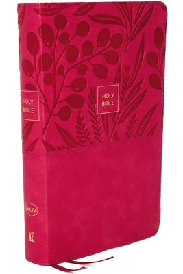 Cover Image for Nkjv, Reference Bible, Personal Size Large Print, Leathersoft, Pink, Red Letter Edition, Comfort Print: Holy Bible, New King James Version -- Thomas Nelson, Imitation Leather