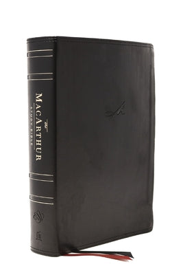 Cover Image for The Esv, MacArthur Study Bible, 2nd Edition, Leathersoft, Black: Unleashing God's Truth One Verse at a Time -- John F. MacArthur, Imitation Leather