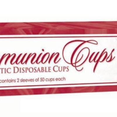 Communion Cups - Plastic Cups (Box of 100): Stackable / Smooth Rim / Ultra-Clear / Recyclable -- Broadman Church Supplies Staff, Other