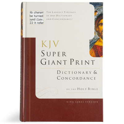 Cover Image for Super Giant Print Bible Dictionary and Concordance -- George W. Knight, Hardcover