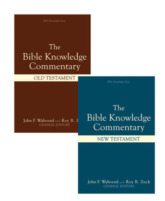 Cover Image for Bible Knowledge Commentary (2 Volume Set) -- John F. Walvoord, Hardcover