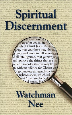 Cover Image for Spiritual Discernment -- Watchman Nee, Paperback