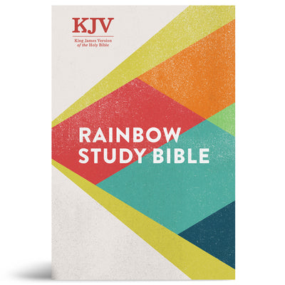 Cover Image for KJV Rainbow Study Bible, Hardcover: King James Version of the Holy Bible -- Holman Bible Publishers, Hardcover