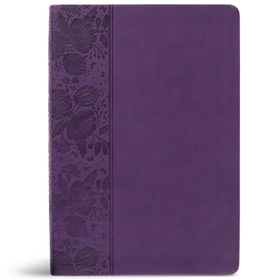 Cover Image for CSB Super Giant Print Reference Bible, Value Edition, Purple Leathertouch -- Csb Bibles by Holman, Imitation Leather