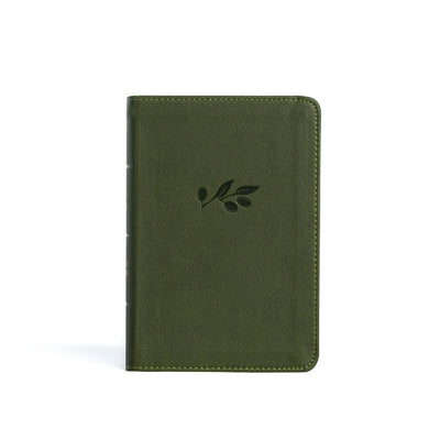 Cover Image for NASB Large Print Compact Reference Bible, Olive Leathertouch -- Holman Bible Publishers, Imitation Leather