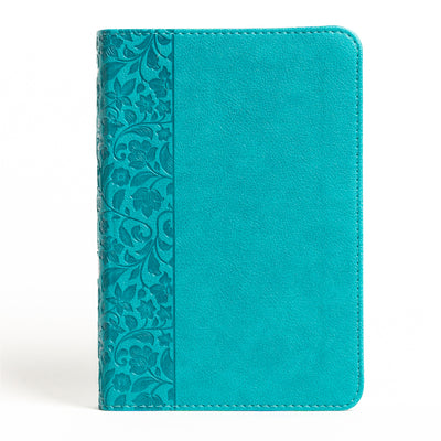 Cover Image for NASB Large Print Compact Reference Bible, Teal Leathertouch -- Holman Bible Publishers, Imitation Leather