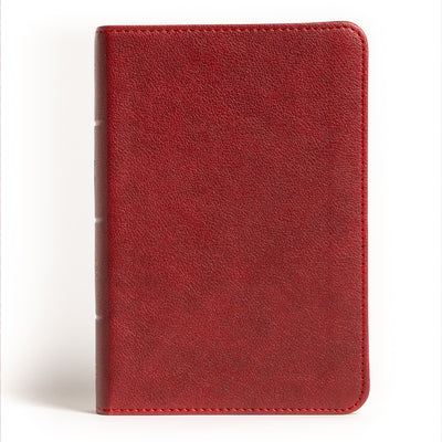 Cover Image for NASB Large Print Compact Reference Bible, Burgundy Leathertouch -- Holman Bible Publishers, Imitation Leather