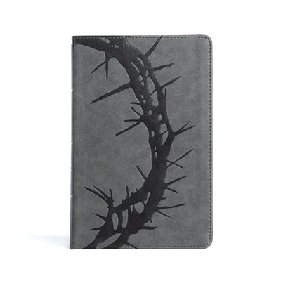 Cover Image for CSB Large Print Personal Size Reference Bible, Digital Study Edition, Easy-To-Read Optimal Type, Charcoal Leathertouch -- Csb Bibles by Holman, Imitation Leather