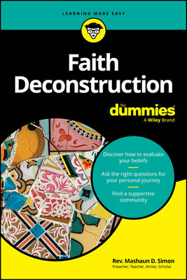 Cover Image for Faith Deconstruction for Dummies -- Mashaun Simon, Paperback