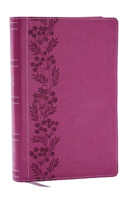 Cover Image for NKJV Personal Size Large Print Bible with 43,000 Cross References, Pink Leathersoft, Red Letter, Comfort Print -- Thomas Nelson, Imitation Leather