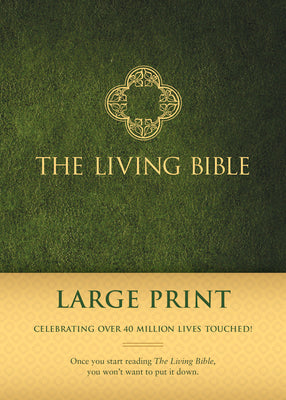 Cover Image for Living Bible Paraphrased-LIV-Large Print -- Tyndale, Hardcover