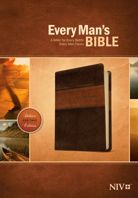Cover Image for Every Man's Bible-NIV-Deluxe Heritage -- Tyndale, Imitation Leather