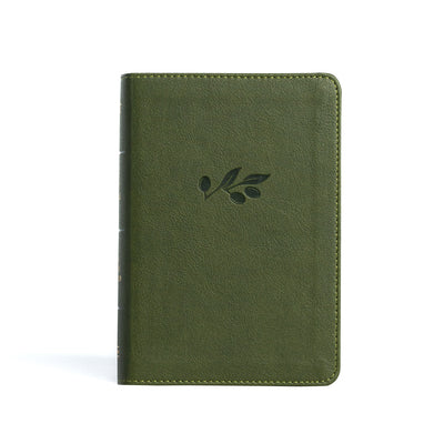 Cover Image for KJV Large Print Compact Reference Bible, Olive Leathertouch -- Holman Bible Publishers, Imitation Leather