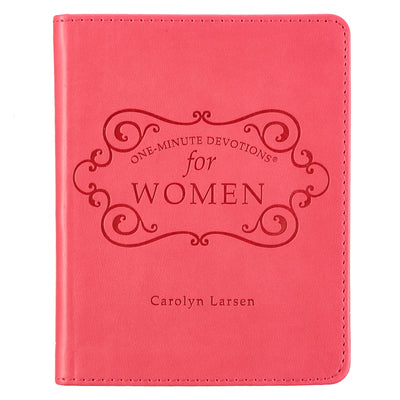 Cover Image for One-Minute Devotions(r) for Women -- Carolyn Larsen, Leather